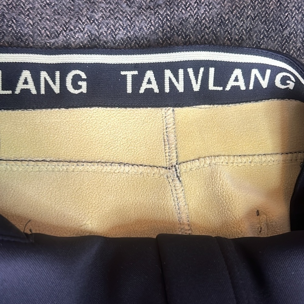 Amazing quality fleece lined stretchy structured black pants - Picture 7 of 9